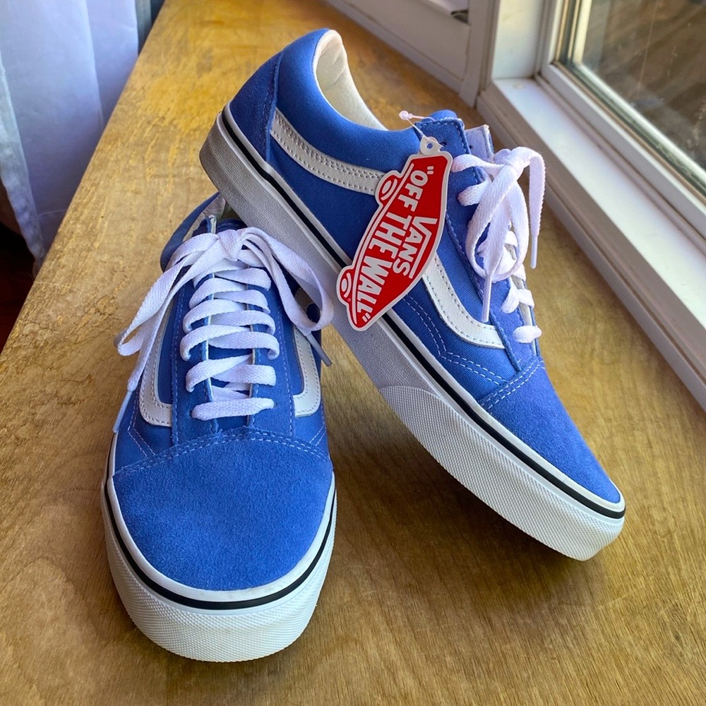 Old Skool Periwinkle Suede Vans👽✨